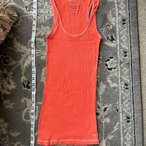 XS American Eagle Coral Boyfriend Tank